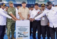 Menhan RI Dukung Penanaman Padi dalam Rangka Program Strategis Nasional di Wanam