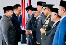 Menhan RI Dampingi Presiden RI Sambut Kunjungan Resmi PM Thailand
