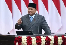 Menhan Sjafrie Hadiri Rapat Paripurna DPR RI ke-I Masa Persidangan I