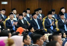Menhan RI Hadiri Sidang Tahunan MPR RI dan Sidang Bersama DPR RI-DPD RI Tahun 2026