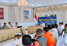 Menhan Dampingi Presiden Prabowo dalam Rapat Penanganan Karhutla