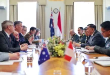 Menhan RI dan Menhan Australia Perkuat Kerja Sama Pertahanan melalui DMM
