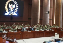 Menhan Hadiri Raker Komisi I DPR RI Bahas RKA Kemhan dan TNI TA 2027