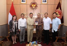 Wamenhan Terima Audiensi Chairman Infobank Group