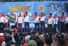 Menhan Sjafrie Hadiri TNI Run 2026 di Monas