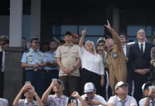 Menhan RI dan Menteri Angkatan Bersenjata dan Veteran Prancis Tinjau Latma PEGASE