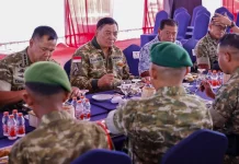 Lanjutkan Kunker ke Majalengka, Menhan Sjafrie Tinjau Yonif TP 338/Talaga Manggung