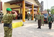 Menhan Tekankan Peran Strategis Yonif TP 336 di Pangandaran
