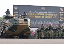 12 AAV M-35 Perkuat Kemampuan Operasi Amfibi Korps Marinir