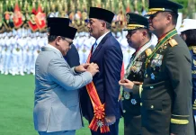Menhan Hadiri HUT ke-81 TNI, Terima Bintang Mahaputera Adipurna