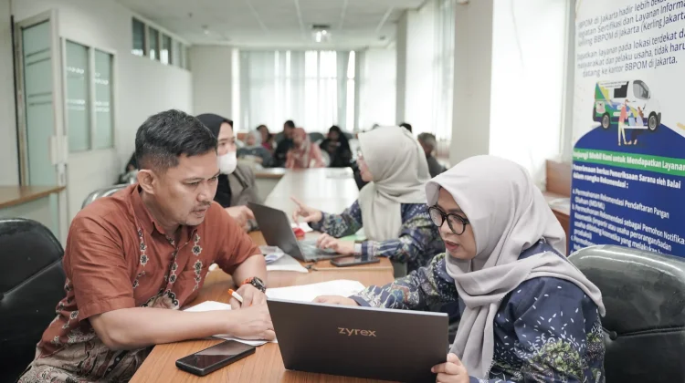 BBPOM Jakarta dan Sudin PPKUKM Berikan Pendampingan UMK di DKI Jakarta