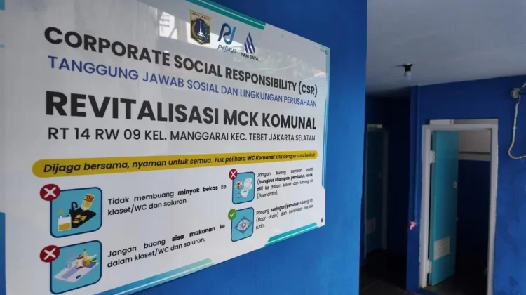 PAM JAYA dan PALJAYA Revitalisasi MCK Komunal di Manggarai