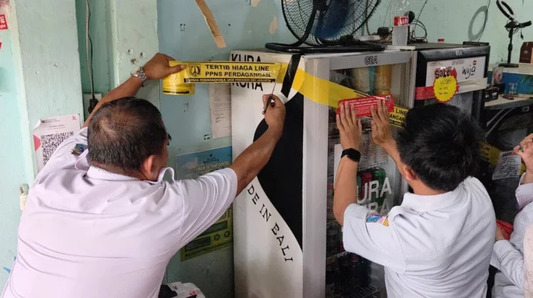 Penjual Miras Ilegal Disegel, Aparat Bertindak Tegas