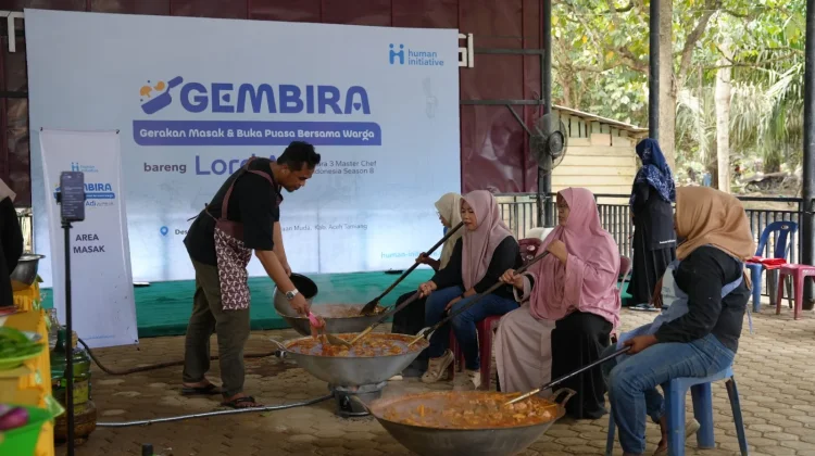 Human Initiative, Gelar Masak Bersama Warga Penyintas Bencana Aceh