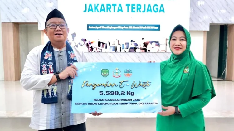 DLH DKI Apresiasi Pengumpulan E-Waste oleh Pangdam Jaya