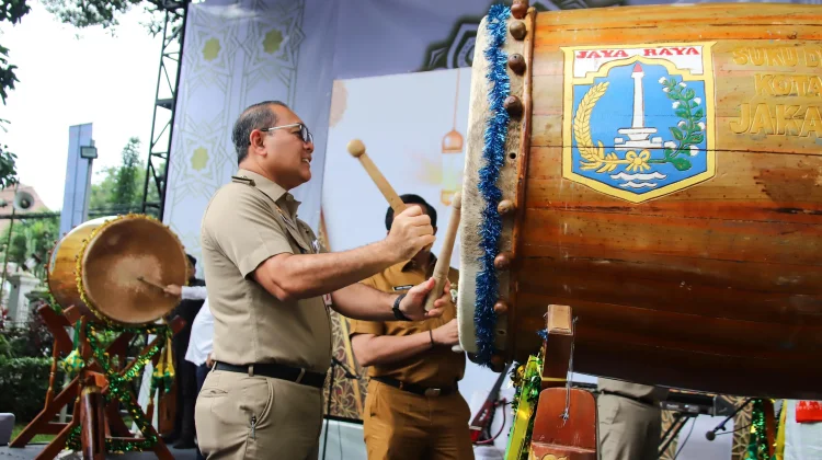 Arifin Buka Festival Beduk Kota Jakpus, 16 Grup Siap Bersaing