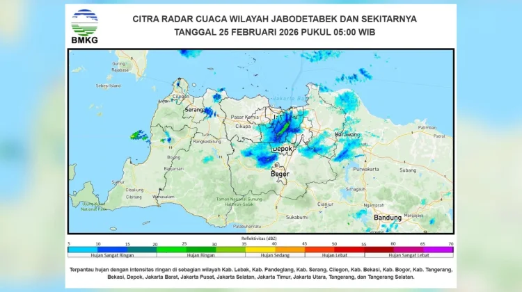 Prakiraan Cuaca Maritim Teluk Jakarta 25 Februari