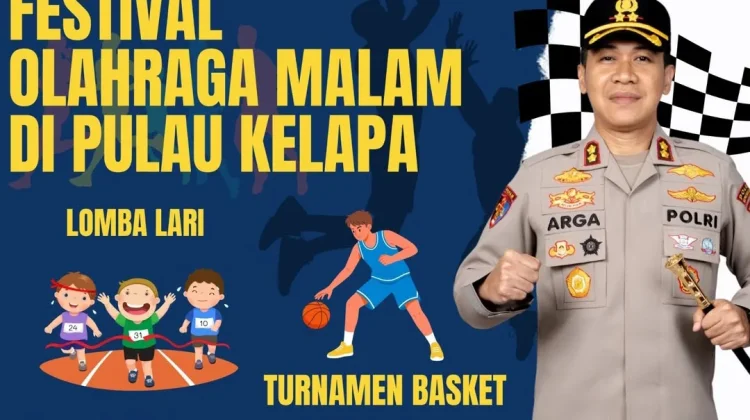 Polres Kepulauan Seribu Gelar Festival Olahraga Malam