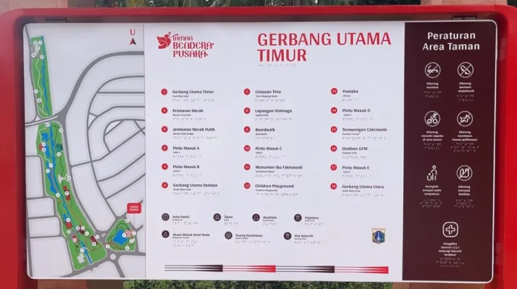 Rencana Peresmian Taman Bendera Pusaka pada 14 Maret