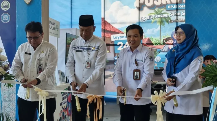 BPJS Kesehatan Resmikan Posko Mudik di Terminal Terpadu Pulo Gebang