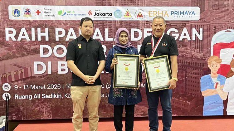 Pemkot Jakbar Raih Rekor MURI Donor Darah Terbanyak Selama Ramadan