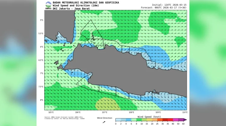 Prakiraan Cuaca Maritim Teluk Jakarta 17 Maret