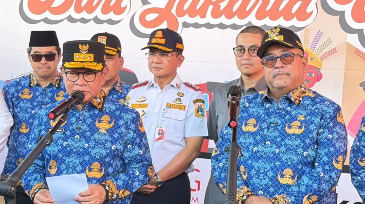 Gubernur Pramono Berangkatkan 33.902 Peserta Program Angkutan Mudik Gratis
