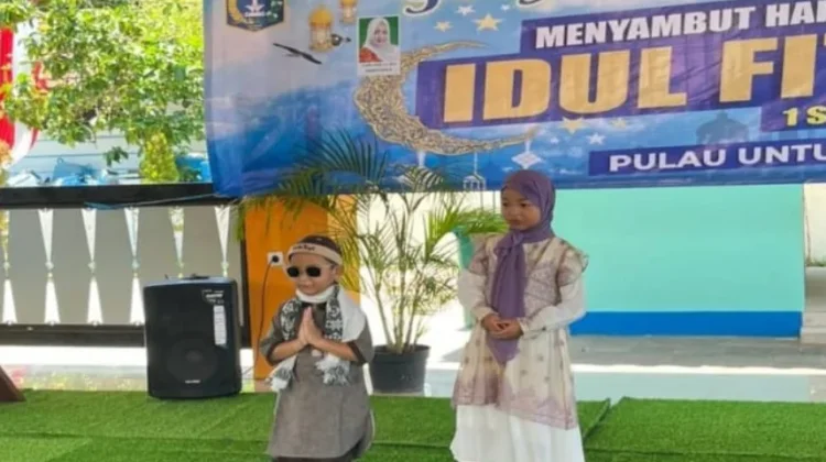 Puluhan Peserta Mengikuti Gebyar Ramadan di Pulau Untung Jawa