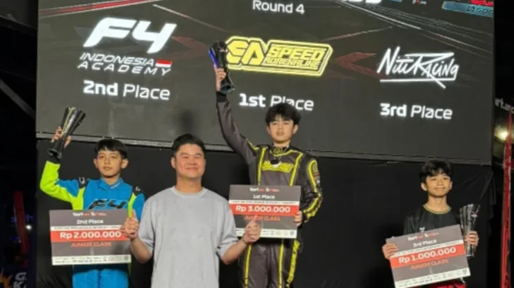 Fatan Alfa Raid Juara Dua Balap Gokart KPL Round 4