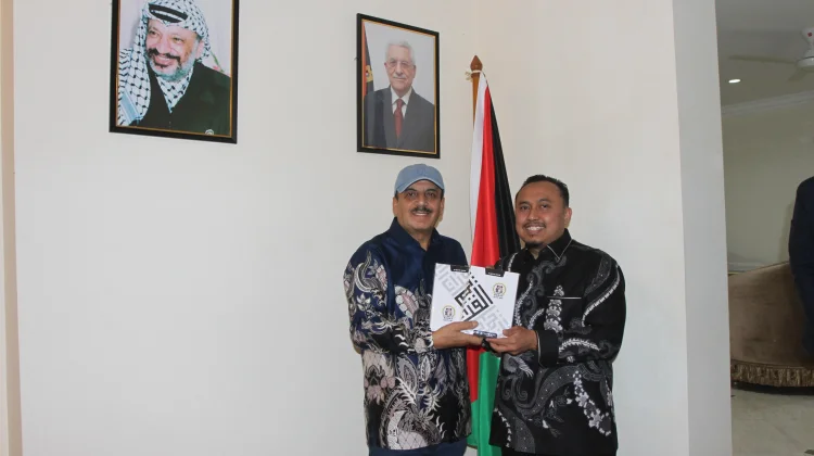 Bahas Bantuan Kemanusiaan, Yayasan AMS Bertemu Dubes Palestina