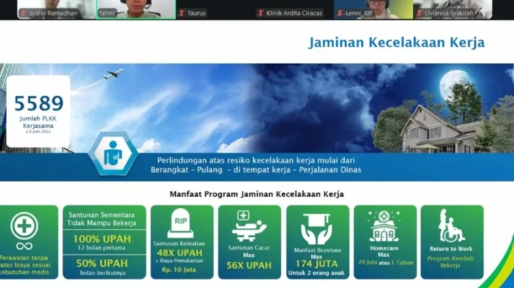 BPJS Ketenagakerjaan Cabang Grha BPJamsostek Sosialisasikan  SERTAKAN