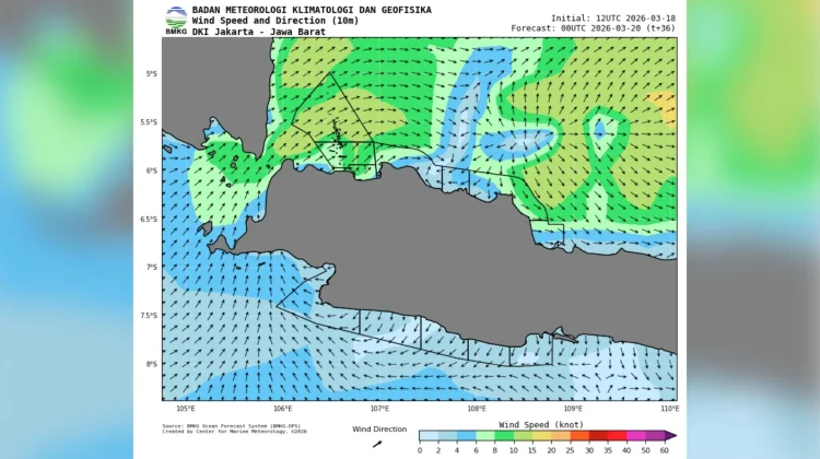 Prakiraan Cuaca Maritim Teluk Jakarta 20 Maret