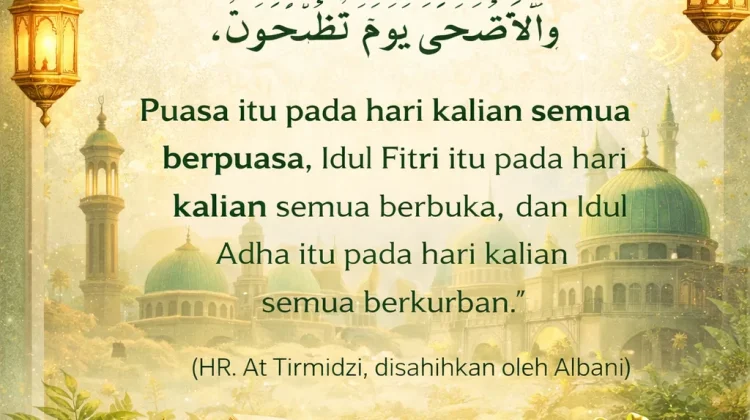 Makna Idul Fitri yang Tepat