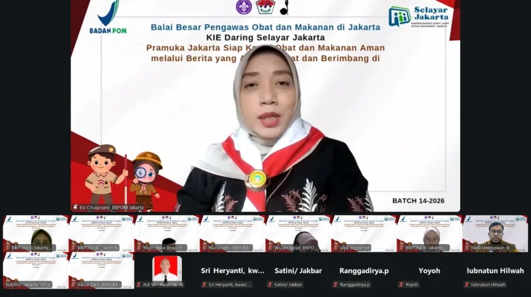Pramuka di Jakarta, Siap Kawal Pengawasan Obat dan Makanan Aman