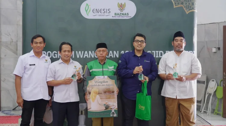 Enesis Group-BAZNAS RI Kolaborasi dalam Wangikan 100 Masjid