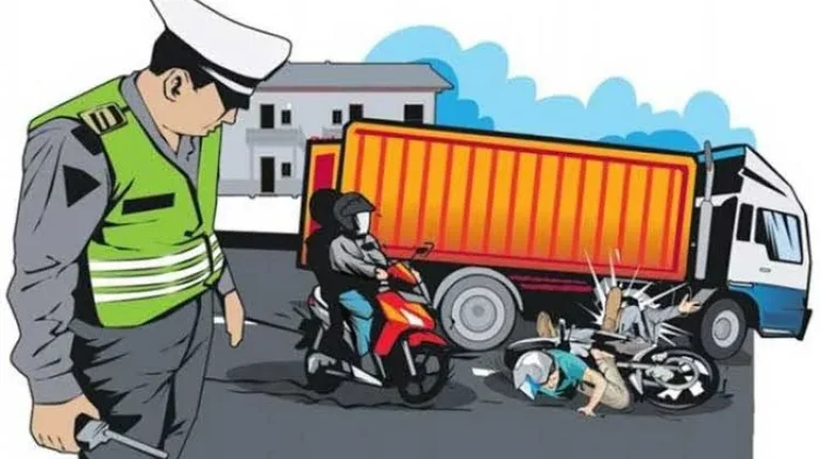Pemotor Tertabrak Truk di Kalideres, Satu Penumpang Meninggal