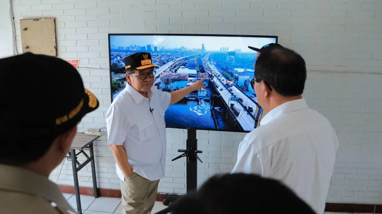 Gubernur Pramono Tinjau Pembangunan Rumah Pompa Ancol