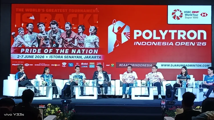 Ajang Bulutangkis 'Polytron Indonesia Open 2026' Digelar di Jakarta