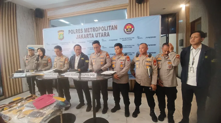 Polres Metro Jakarta Utara Ungkap 15 Kasus Kriminal