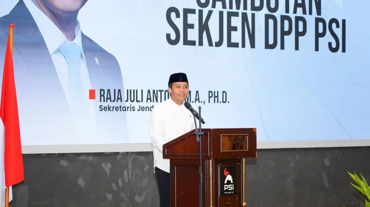 Sekjen Raja Antoni: Target Kursi PSI Banten Naik 200 Persen