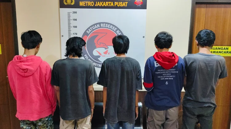 Polisi Gerebek Peredaran Sabu di Tanah Abang, Lima Pelaku Diamankan