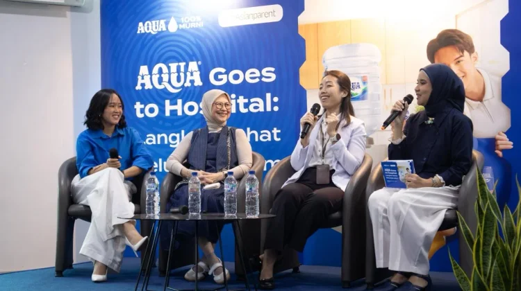 Aqua Gandeng Rumah Sakit Edukasi Kesehatan Keluarga & Air Minum Berkualitas