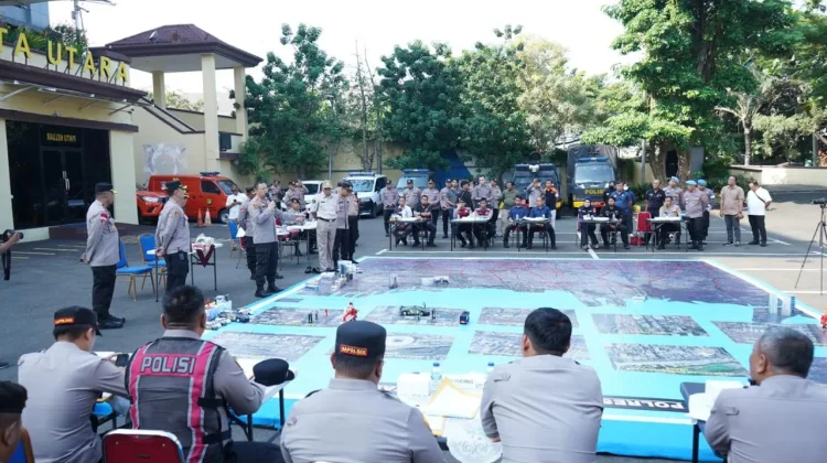 Polres Jakut Melakukan Simulasi Sistem Pengamanan Kota