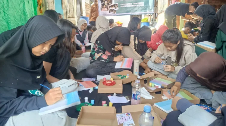 Relawan Nusantara Gelar Art Healing untuk Anak-Anak Cilincing