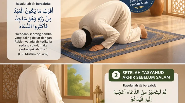 Dua Waktu Mustajab dalam Salat