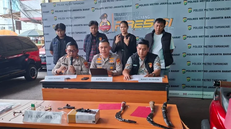 Komplotan Spesialis Jambret Kalung Emas di Tamansari Ditangkap