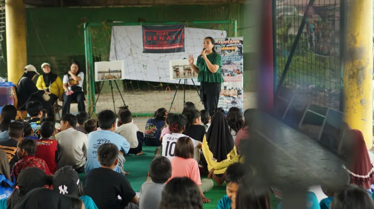 Pembukaan KJC 9 Meriah, Semangat “Arung” Warnai Belajar Anak Pesisir Cilincing