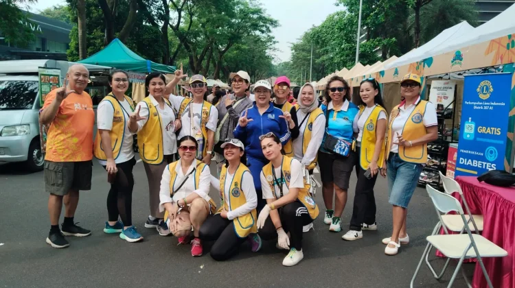 Penderita Diabetes Tinggi, Lions Club Beri Edukasi & Pemeriksaan Kesehatan Gratis