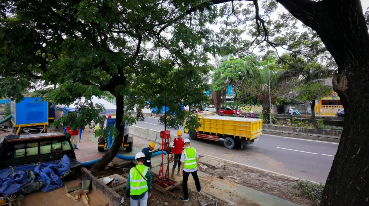 Brantas Abipraya Pastikan Proyek Pompa Daan Mogot Berjalan Optimal
