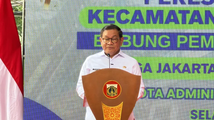 Cegah Banjir, Pramono Anung Resmikan Dua Embung di Jaksel